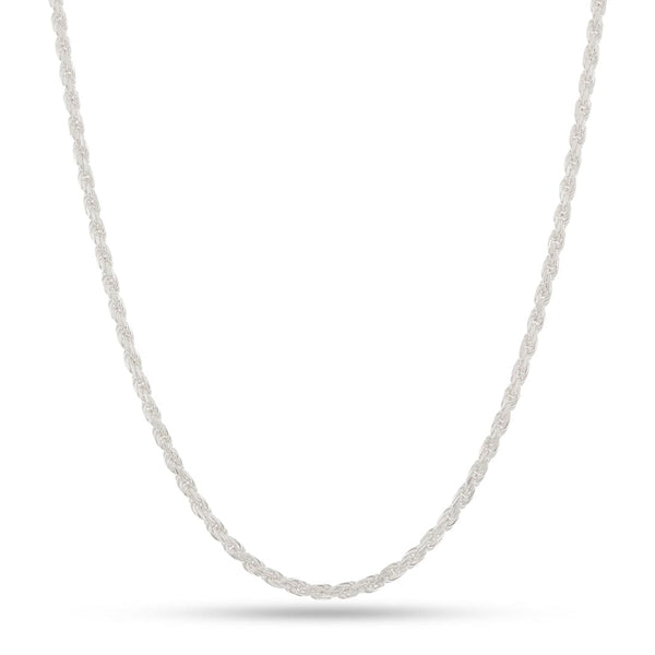 3mm Italian Sterling Silver Rope Chain